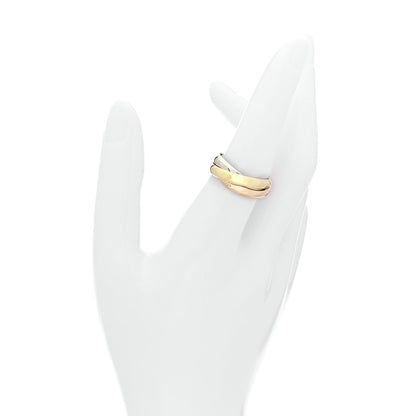 Cartier 18K Pink Yellow White Gold Classic Les Must De Cartier Trinity Ring 55 7.25 5 of 13