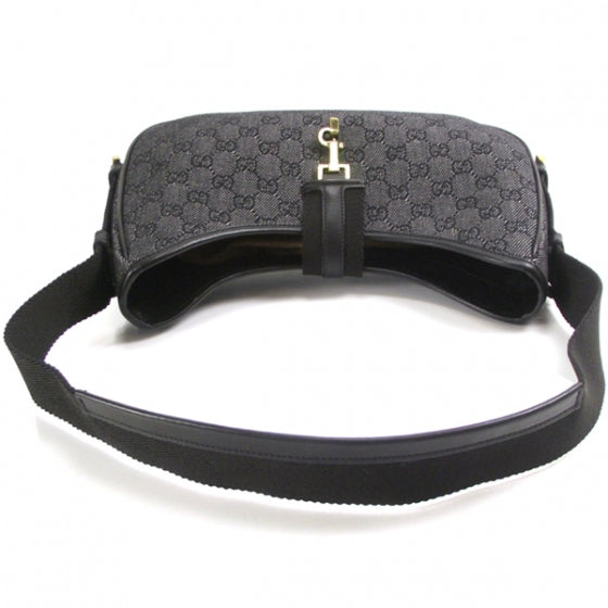 Denim Monogram Shoulder Bag