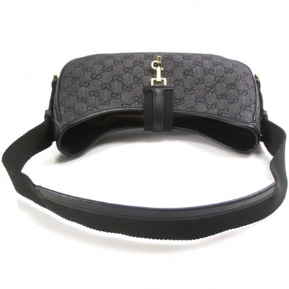 Gucci Denim Monogram Shoulder Bag 4 of 10
