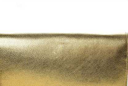 Saint Laurent Metallic Calfskin Monogram Chain Wallet Gold 12 of 15
