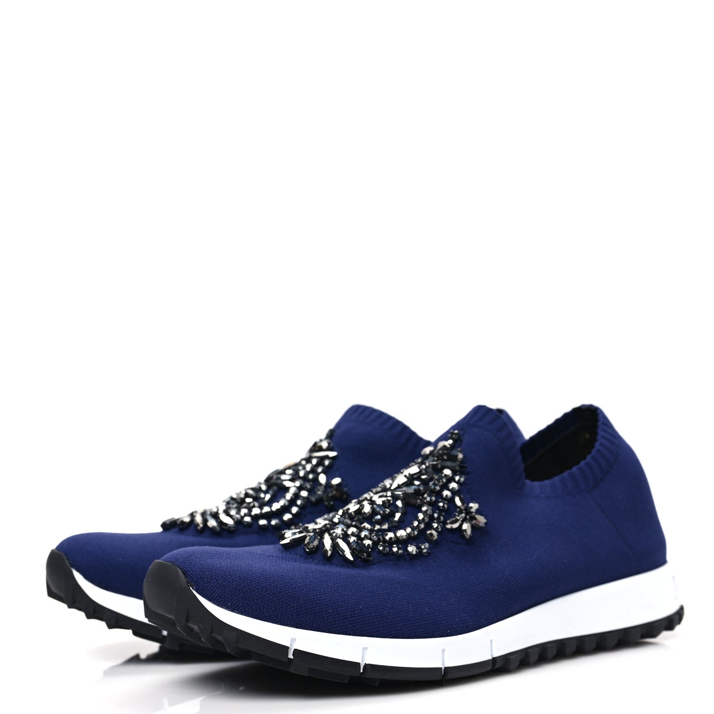 Knit Crystal Verona Sneaker 38 Navy