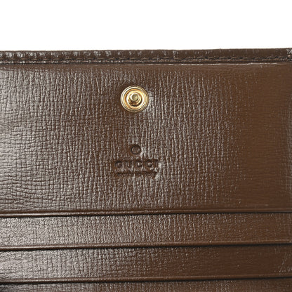 Gucci GG Supreme Monogram Horsebit 1955 Card Case Wallet Beige Ebony Brown Sugar 6 of 8