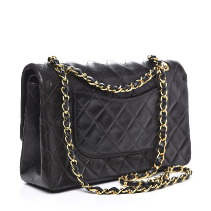 Chanel Lambskin Quilted Medium Double Flap Black 2 of 12