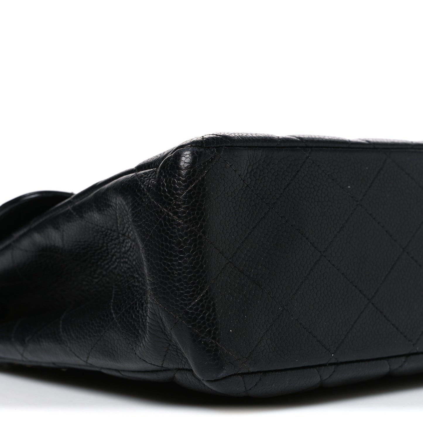Caviar Jumbo Single Flap Black