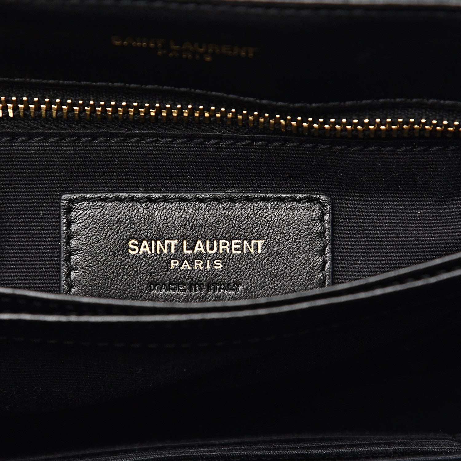 Saint Laurent Calfskin Y Quilted Monogram Toy Loulou Crossbody Bag Black 5 of 11