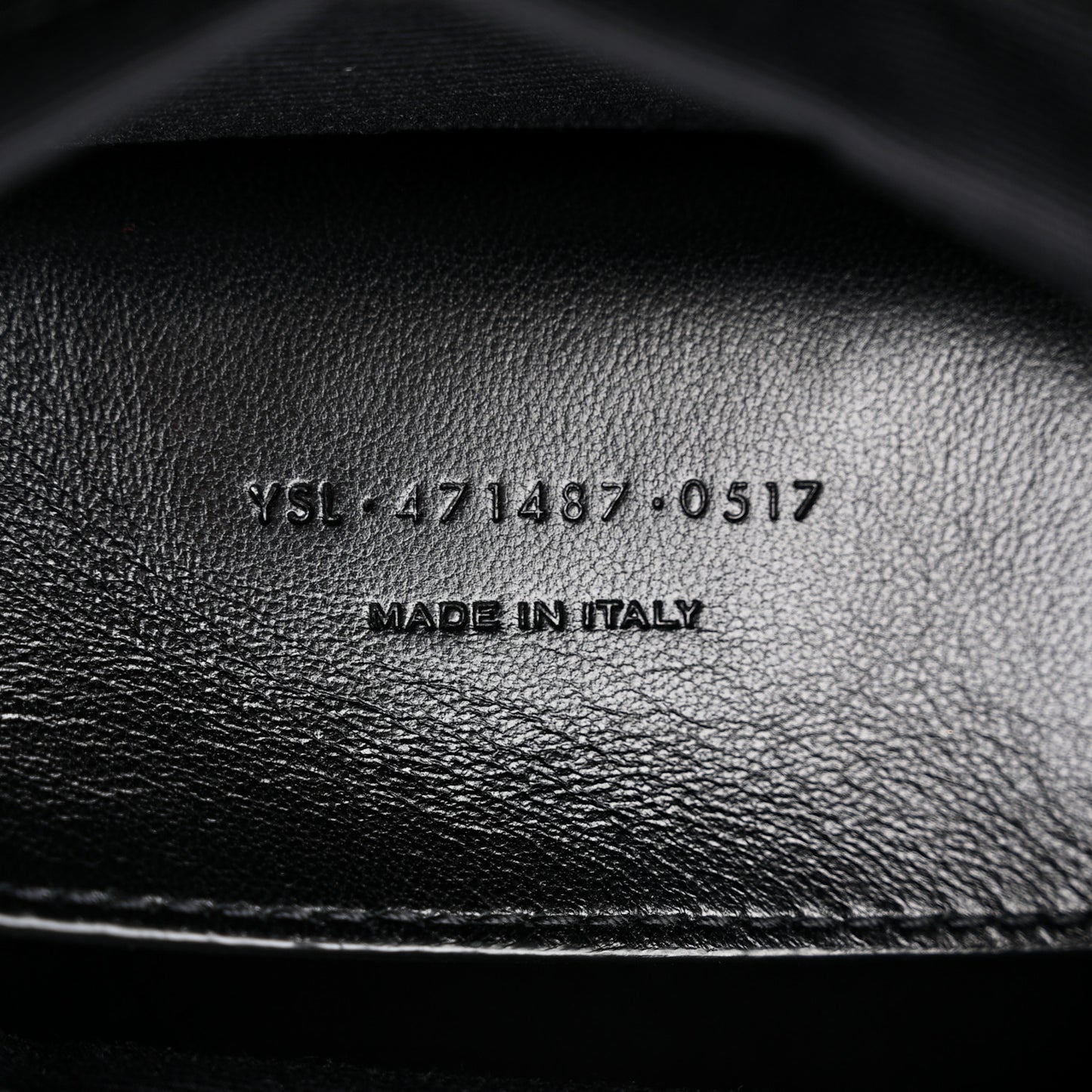 Grain De Poudre Medium West Hollywood Monogram Fold-Over Black