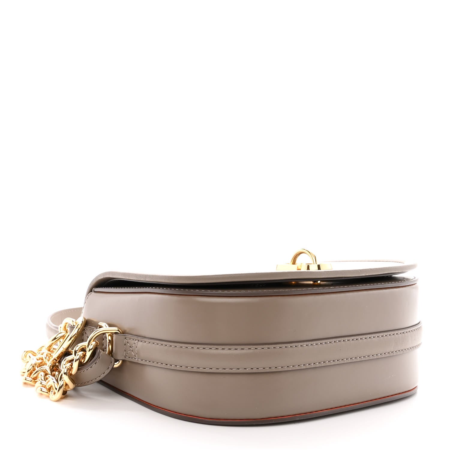 Marc Jacobs Calfskin The Saddle Bag Cement 4 of 10