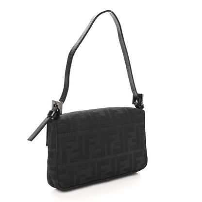 Fendi Zucca Mini Baguette Black 3 of 10
