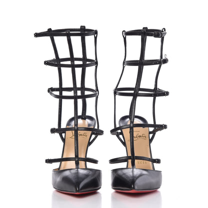 Christian Louboutin Kid Kadreyana 100 Pumps 35.5 Black 2 of 8