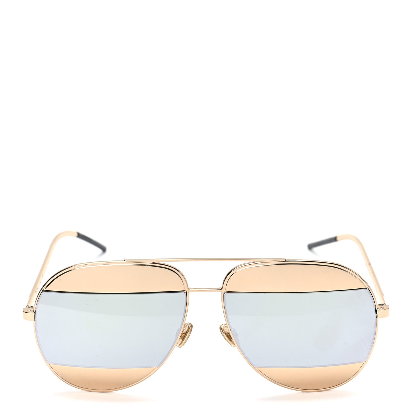 Split 1 Aviator Sunglasses Gold