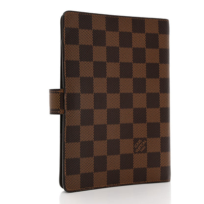 Louis Vuitton Damier Ebene Medium Ring Agenda Cover 3 of 7