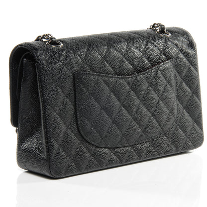 Chanel Caviar Quilted Medium Double Flap Black 3 of 8