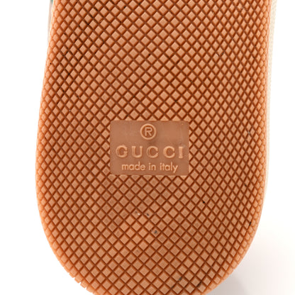 Gucci GG Supreme Monogram Harness Calfskin Web Womens Screener Sneakers 37.5 Beige Ebony Rosso Harness Brown 7 of 12