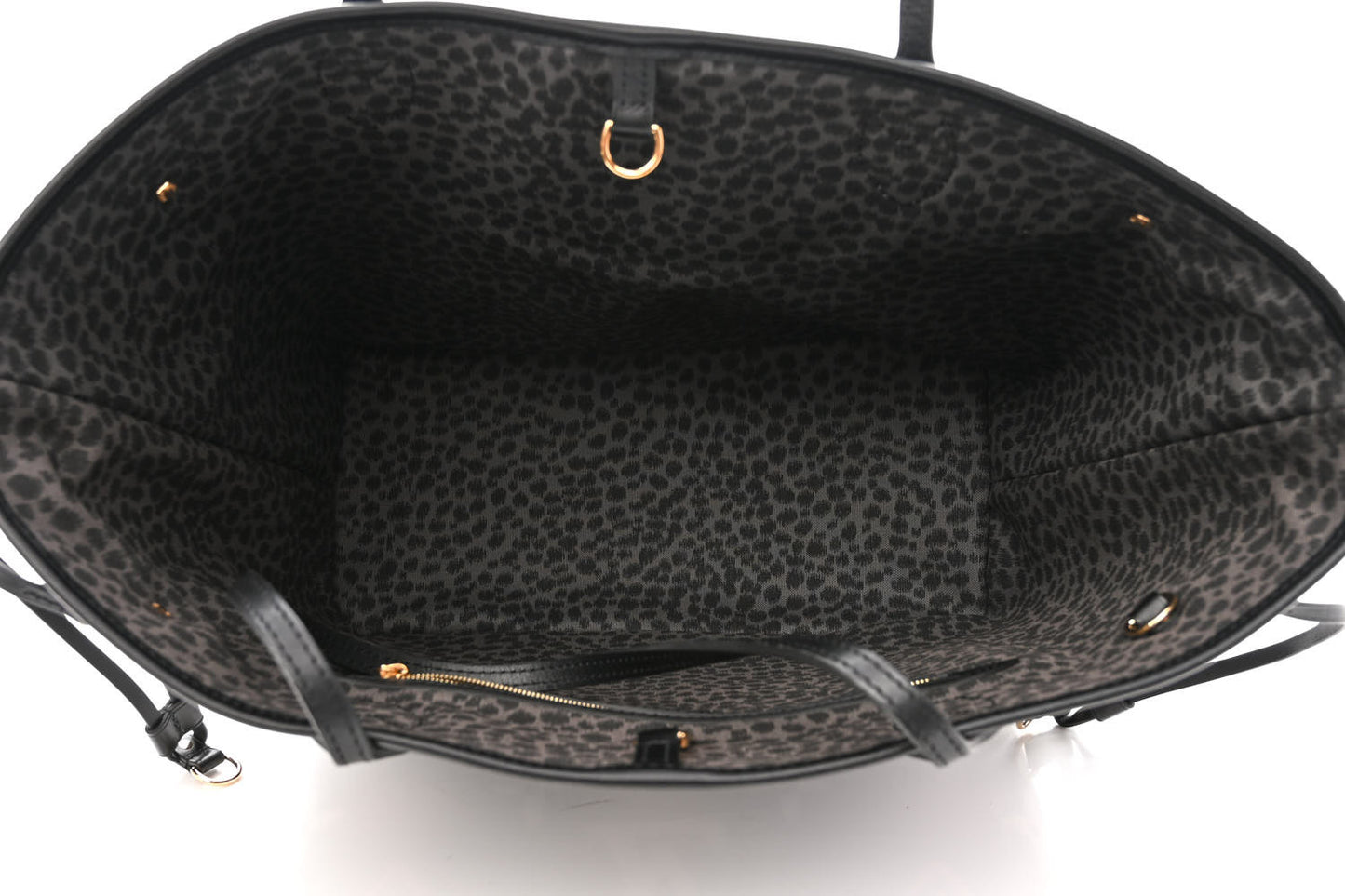 Monogram Giant Wild At Heart Neverfull MM Black