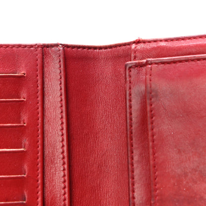 Chanel Patent Camellia Embossed Yen Wallet Red 14 of 24