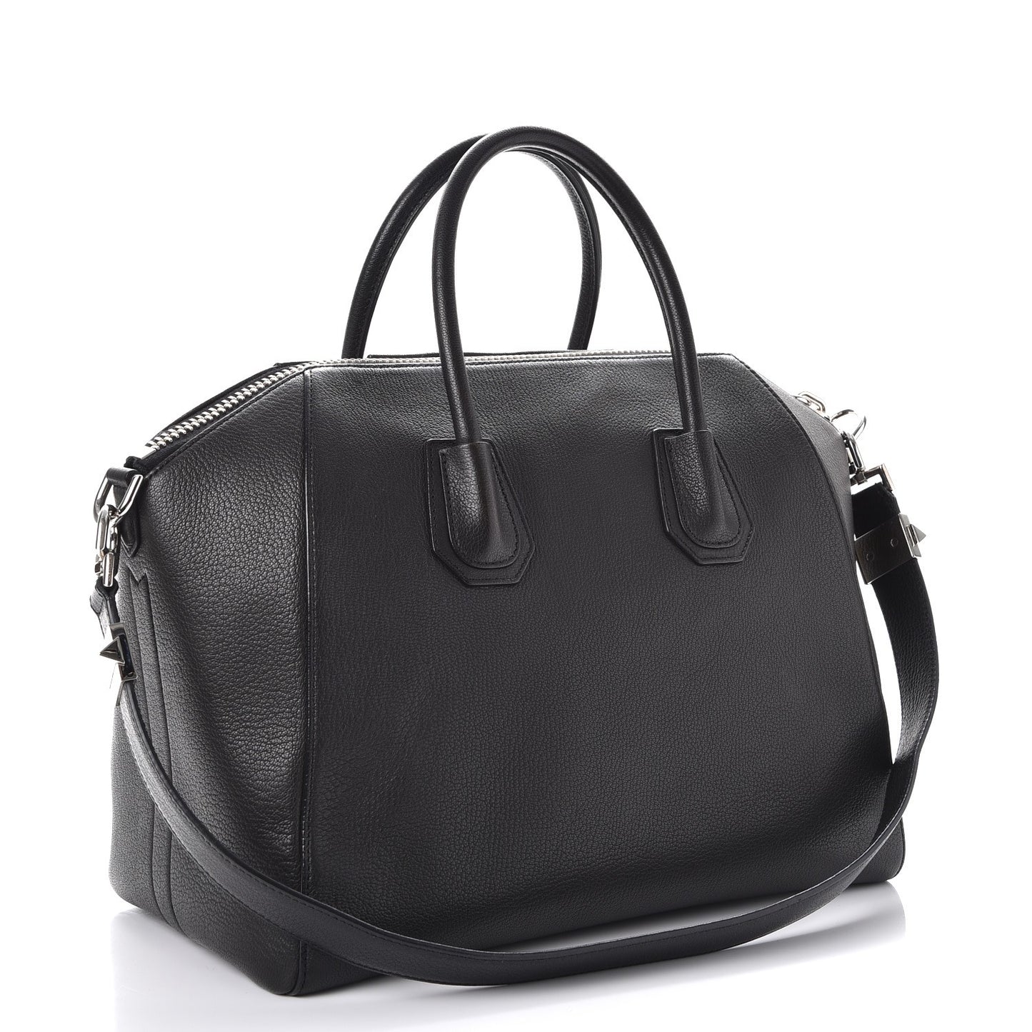 Sugar Goatskin Medium Antigona Black