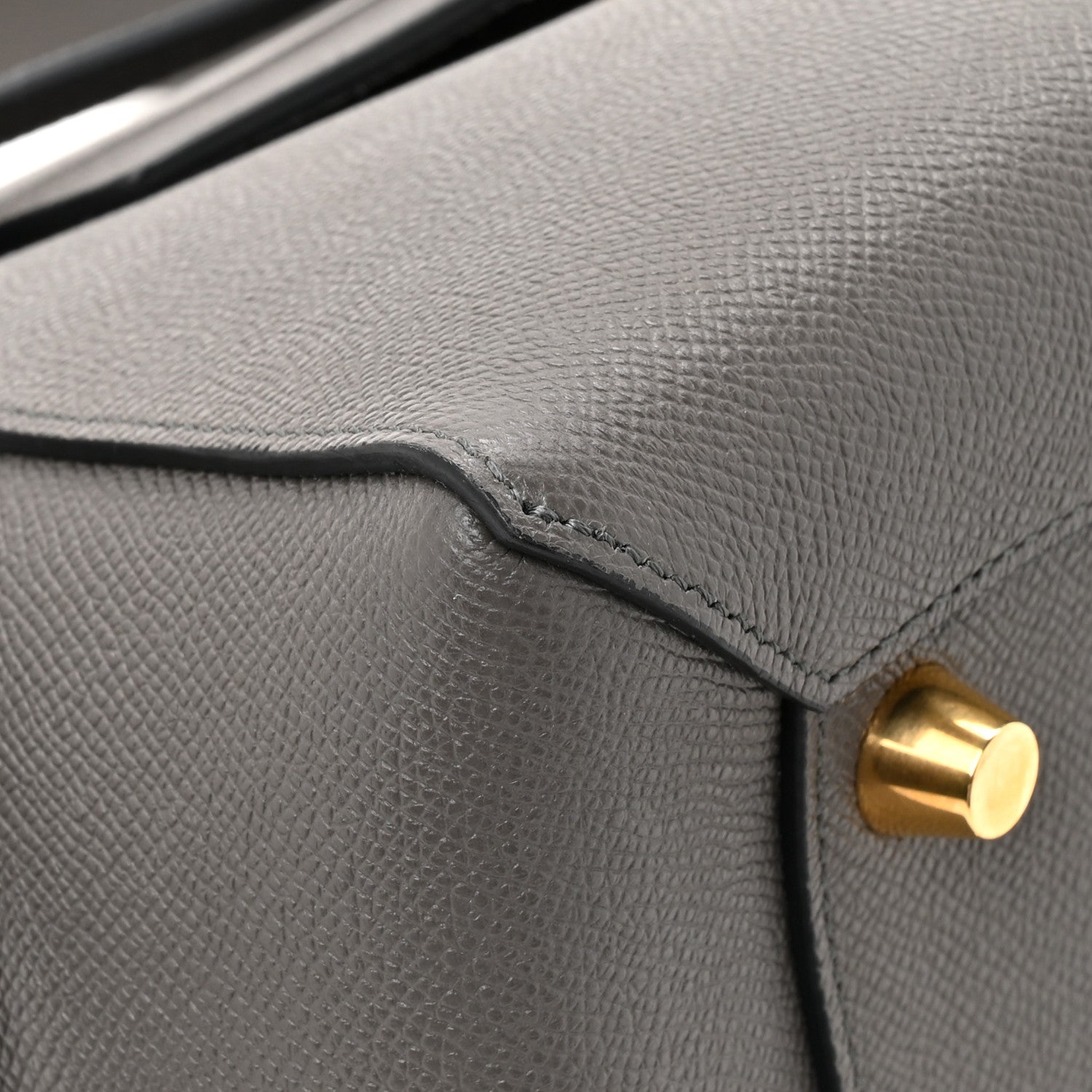 Celine Grained Calfskin Mini Belt Bag Grey 11 of 13