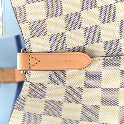 Louis Vuitton Damier Azur Braided Neonoe MM Blue 6 of 10