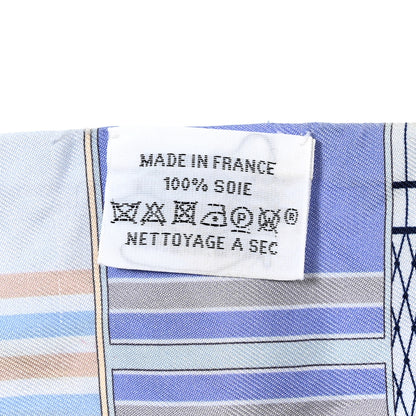 Hermes Silk Couvertures Nouvelles Twilly Menthe Ciel Marine Sable 3 of 11