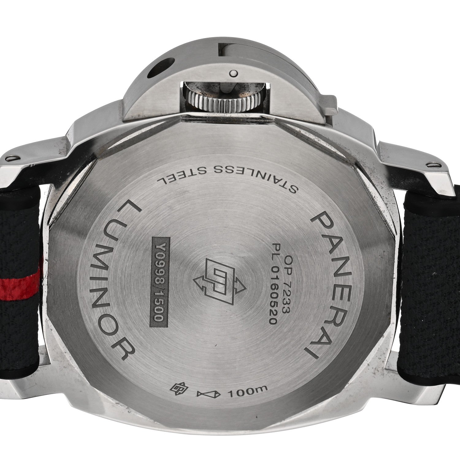 Panerai Stainless Steel Fabric 44mm Luminor Due Luna Rossa Manual Winding Watch White PAM01342 4 of 4