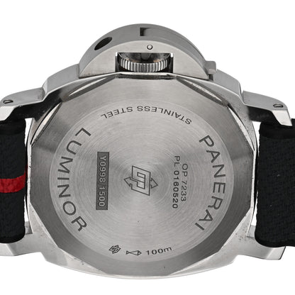 Panerai Stainless Steel Fabric 44mm Luminor Due Luna Rossa Manual Winding Watch White PAM01342 4 of 4