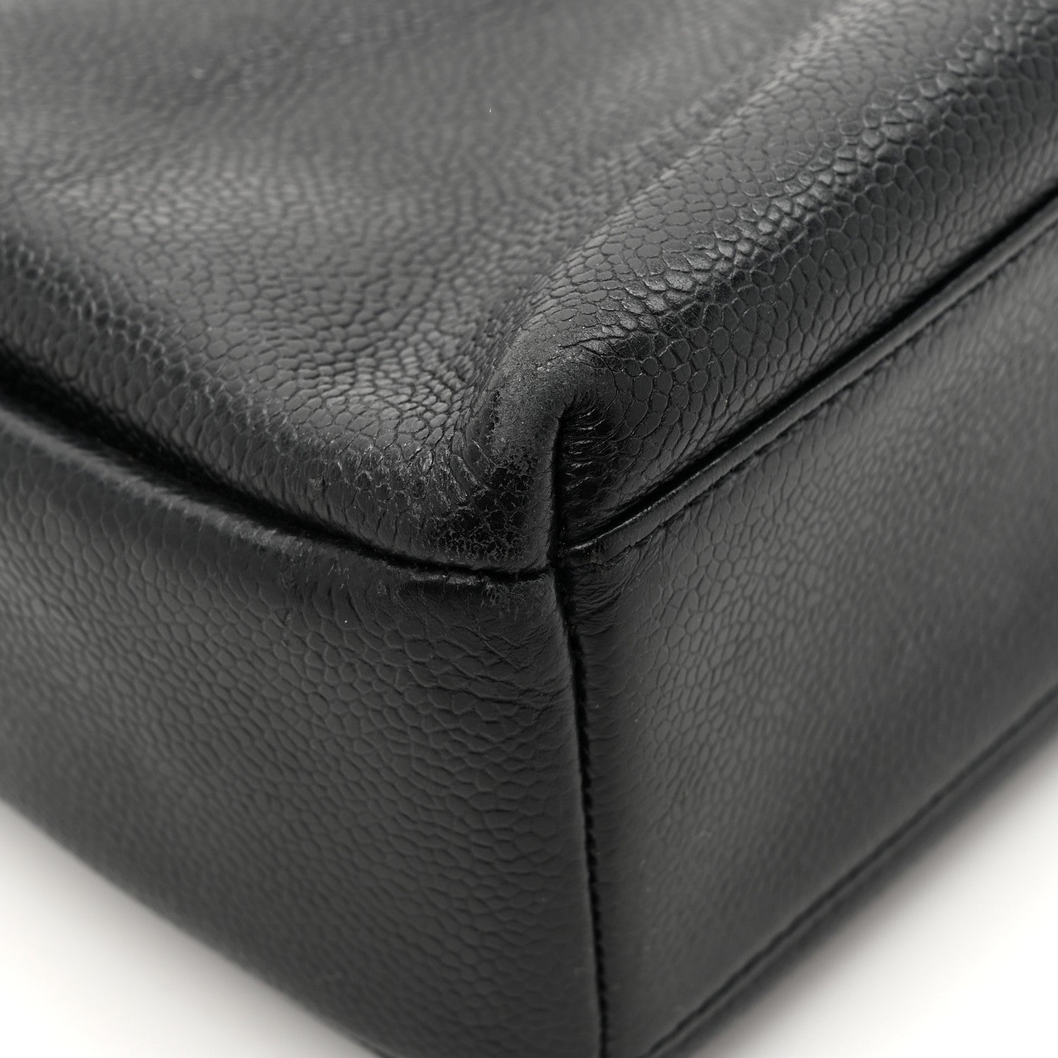 Chanel Caviar CC Shoulder Bag Black 9 of 13