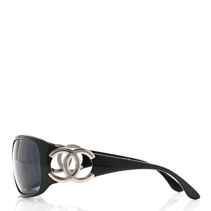 Chanel Acetate CC Sunglasses 6014 Black 3 of 9
