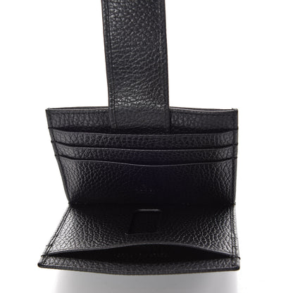 Gucci Pebbled Calfskin GG Marmont Card Case Black 7 of 8