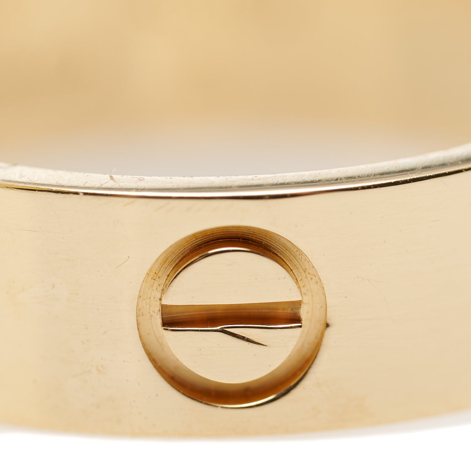 Cartier 18K Yellow Gold 5.5mm LOVE Ring 56 7.5 4 of 5