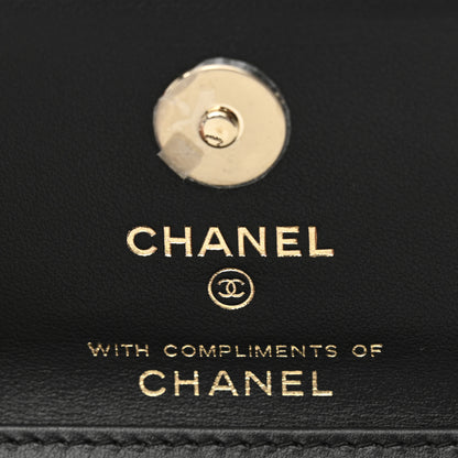 Chanel Canvas Check Flag Printed CC Clutch With Chain Beige Multicolor 6 of 13