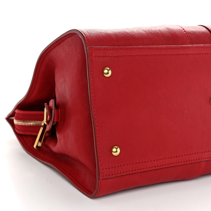 Saint Laurent Sheepskin Medium Cabas ChYc Red 9 of 10