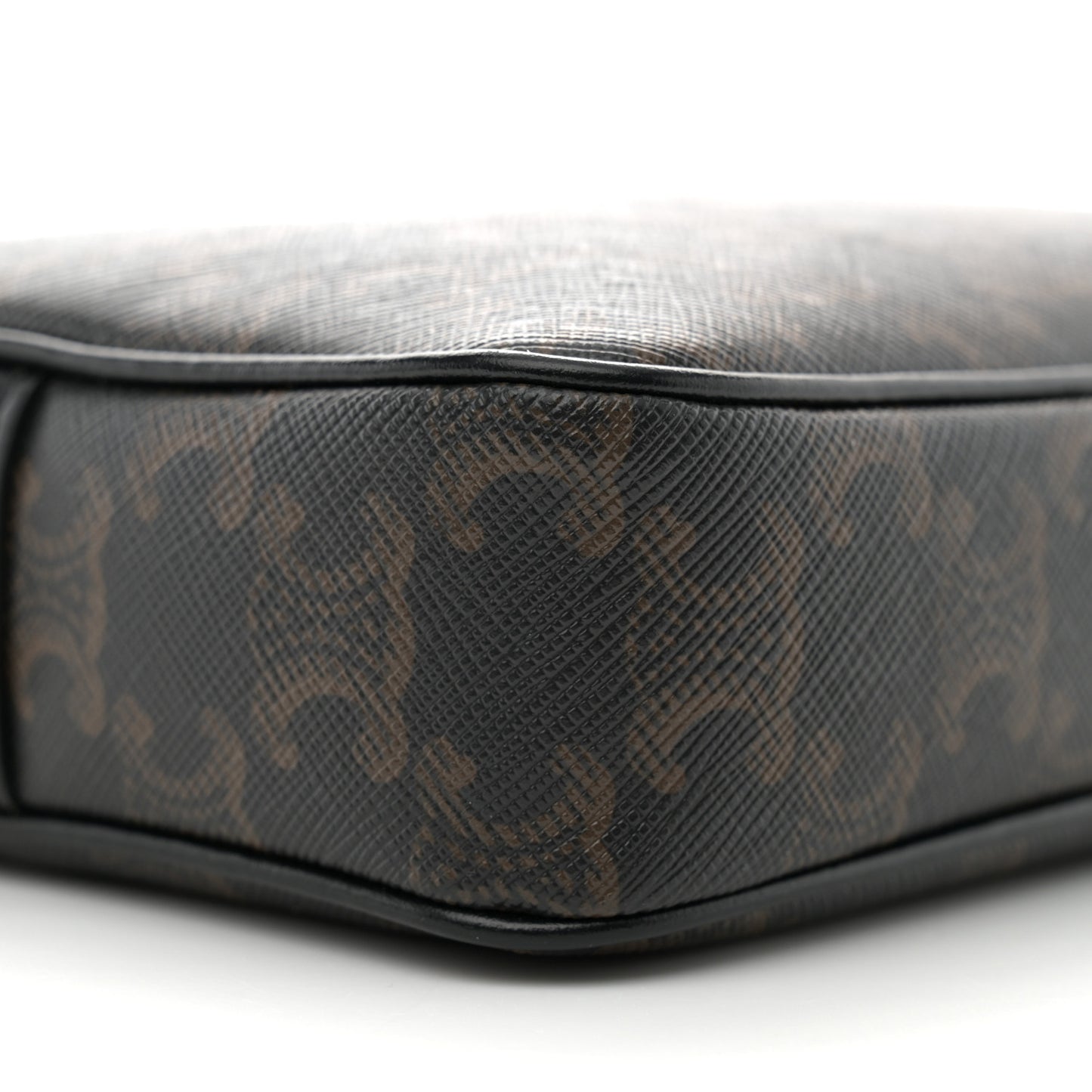 Triomphe Canvas Medium Messenger Bag Black