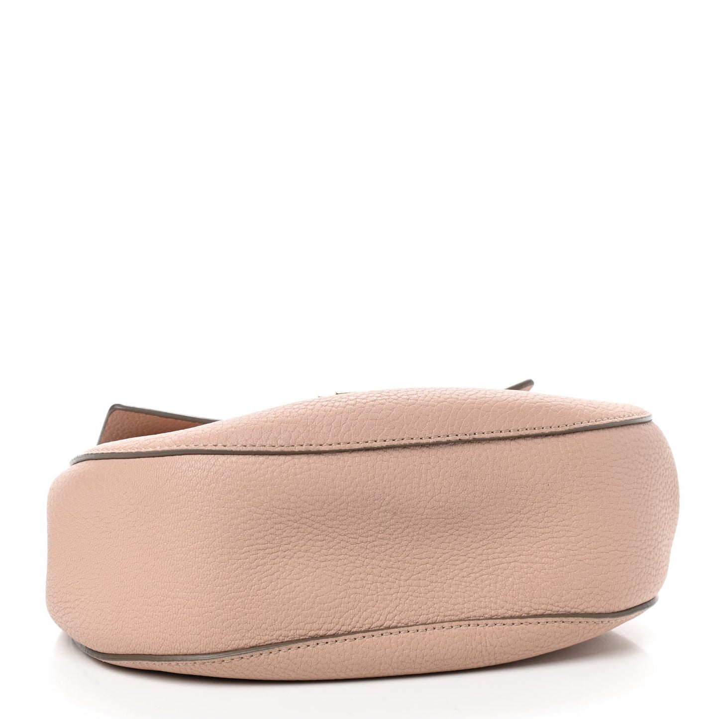 Grained Lambskin Drew Shoulder Bag Cement Pink