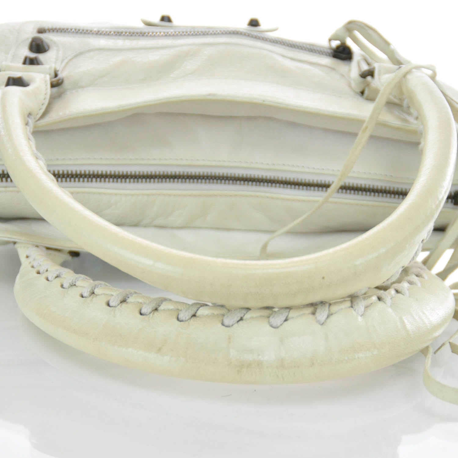 Balenciaga Chevre Classic Hardware Purse White 6 of 9