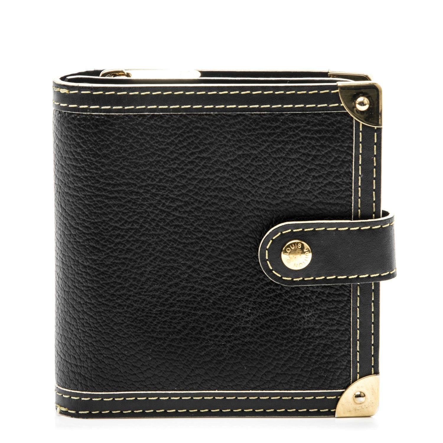 Louis Vuitton Suhali Compact Zipped Wallet Black 1 of 7