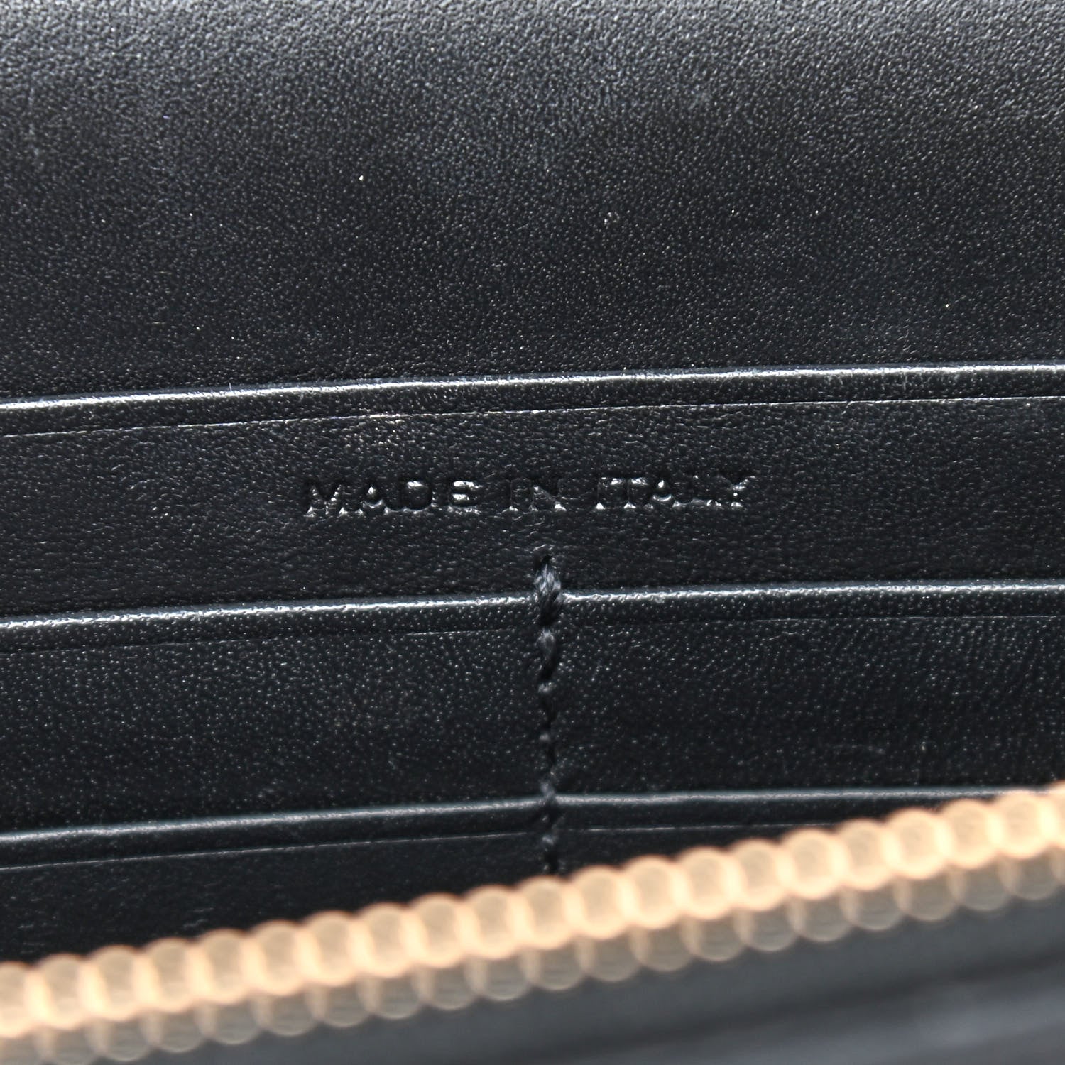 Saint Laurent Smooth Calfskin Classic Monogram Kate Tassel Chain Wallet Black 9 of 9