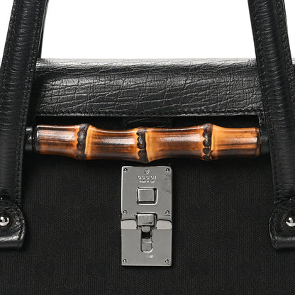 Gucci Monogram Bamboo Bullet Bag Black 8 of 10
