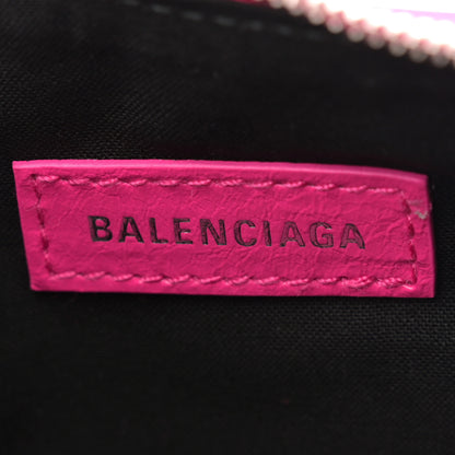 Balenciaga Agneau Arena Le Cagole Shoulder Bag XS Violet Fuxia 7 of 11