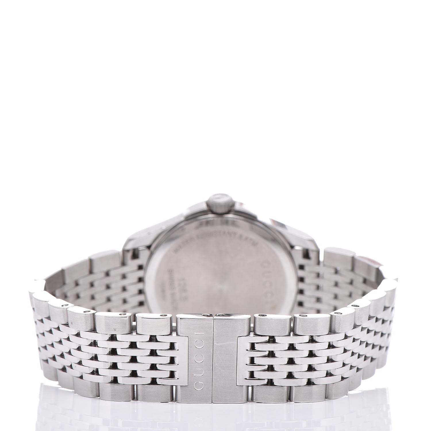 Gucci Stainless Steel Diamond Mother of Pearl 27mm G-Timeless Quartz Watch 4 of 6
