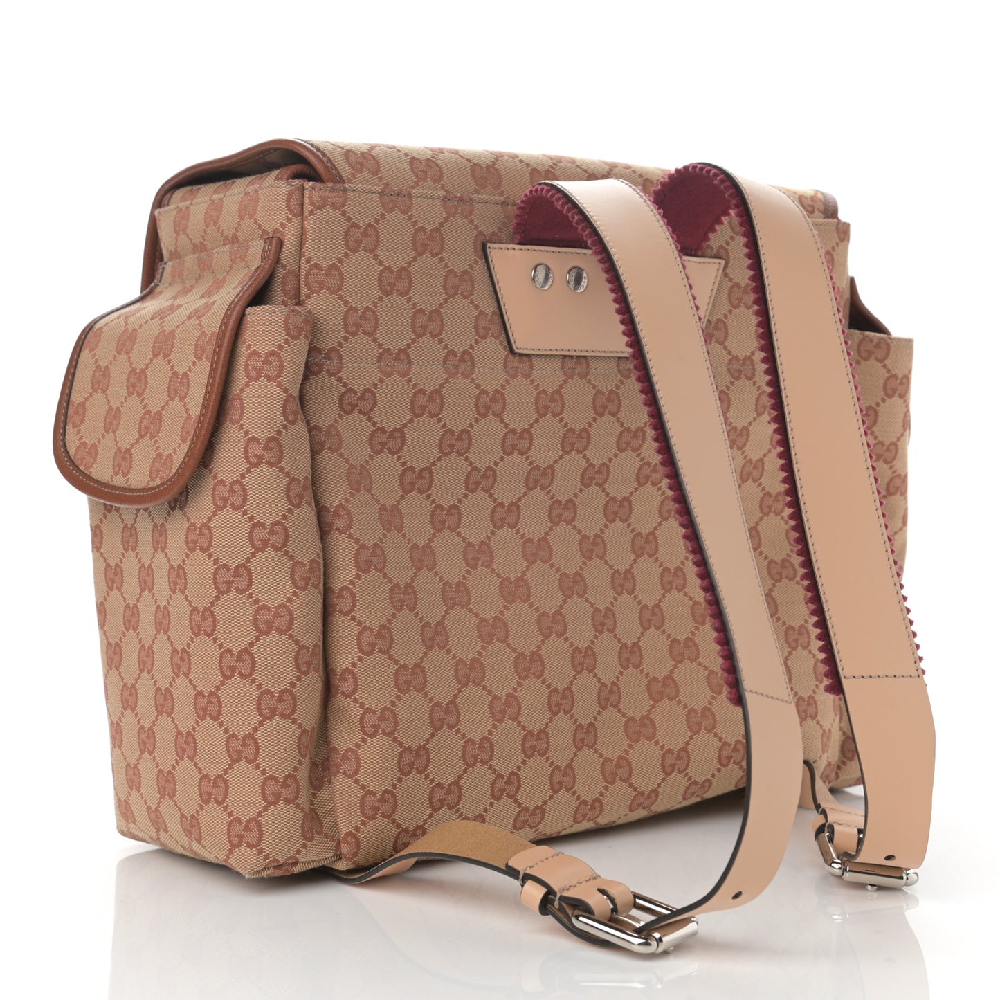 Monogram Childrens Sciroppo Patch Backpack Beige