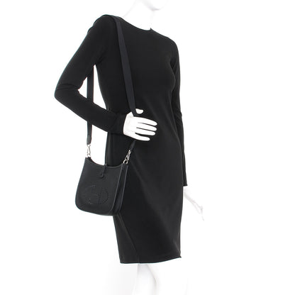 Hermes Taurillon Clemence Evelyne TPM Black 2 of 8