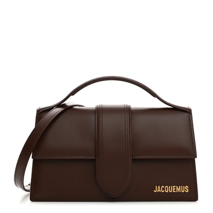 Jacquemus Smooth Calfskin Le Grand Bambino Dark Brown 1 of 9