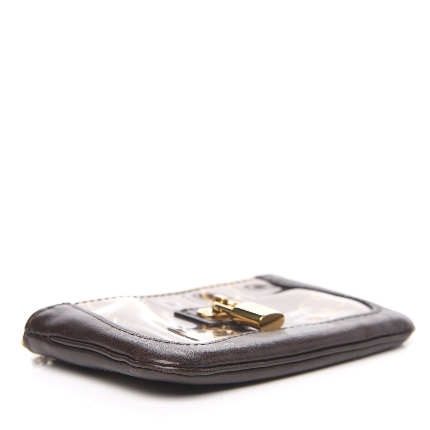 Monogram Charms Key Pouch Brown