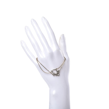 Christian Dior Crystal Logo Bracelet Gold 2 of 3