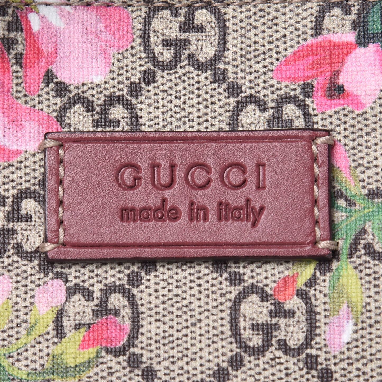 Soft GG Supreme Monogram Blooms Vertical Tote Beige Multicolor Dry Rose