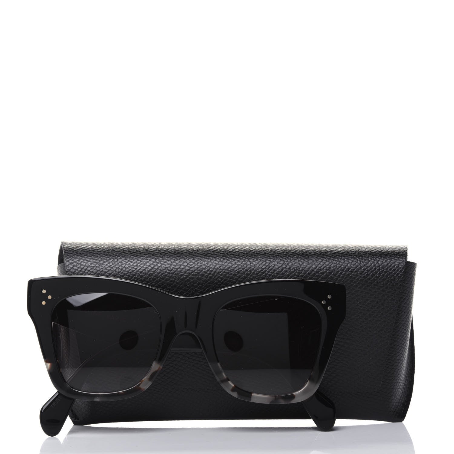 Celine Acetate Polarized Sunglasses CL4004IN Havana Grey 7 of 7