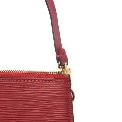 Louis Vuitton Epi Pochette Accessories 24 Castillan Red 10 of 10