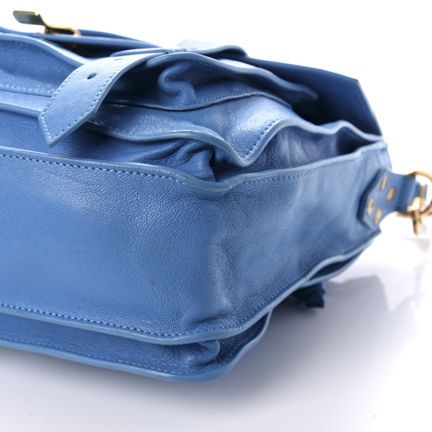 Proenza Schouler Lambskin Medium PS1 Satchel Sky Blue 9 of 10