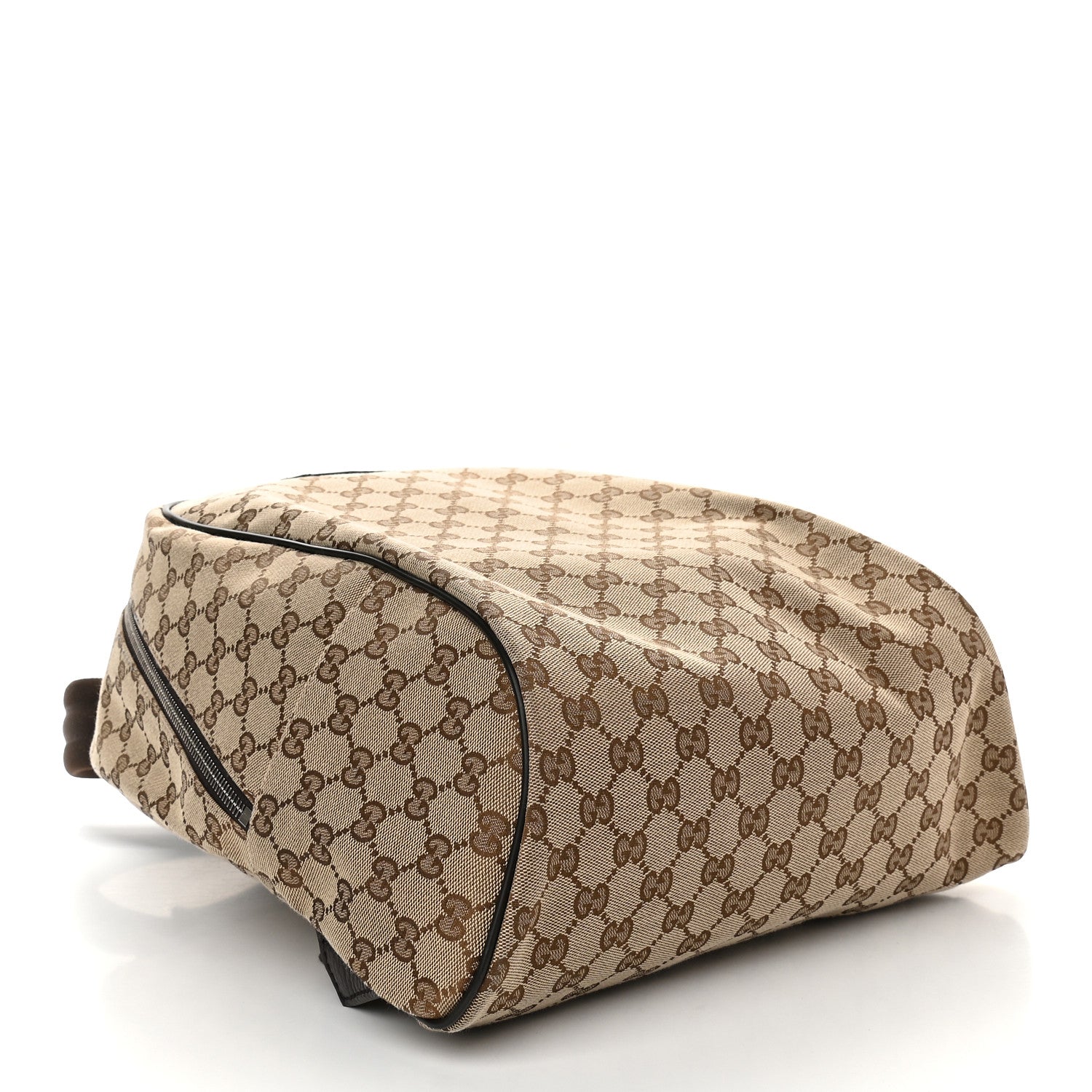 Gucci GG Monogram Travel Backpack Dark Brown 4 of 10
