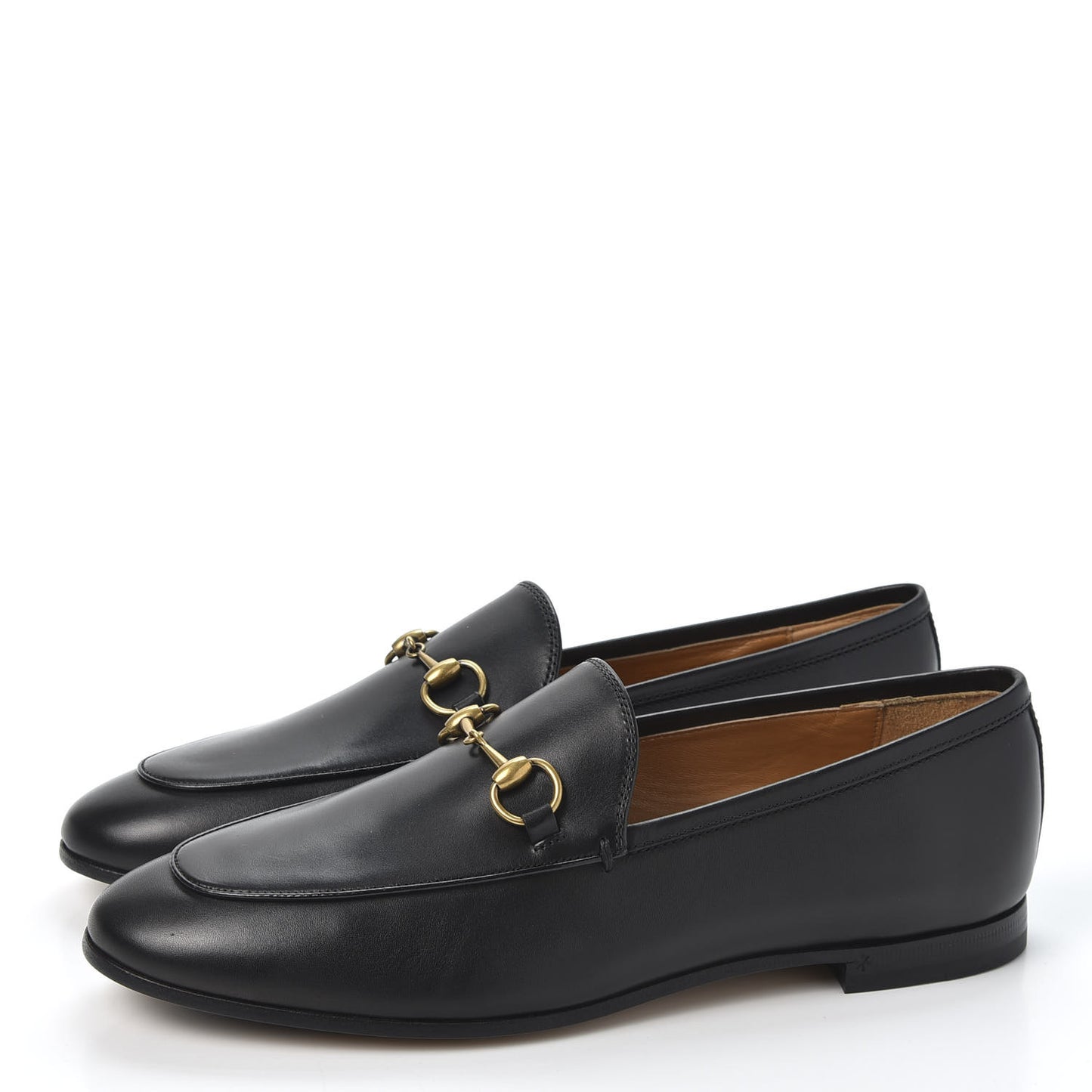 Calfskin Womens Jordaan Loafers 38 Black